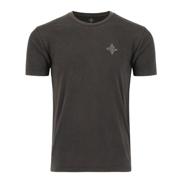 Light Mineral Wash Tee (Black/Charcoal)