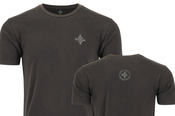Embroidered, Mineral Washed Tee Shirts