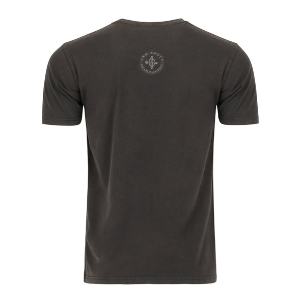 Light Mineral Wash Tee (Black/Charcoal)
