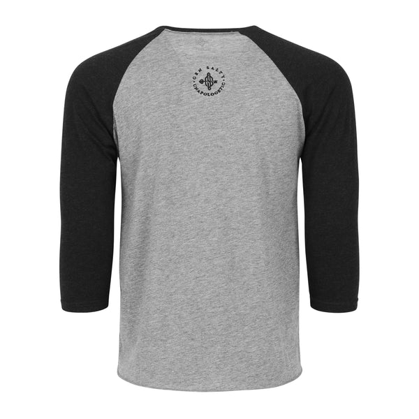 Raglan (Dk Heather/Black)