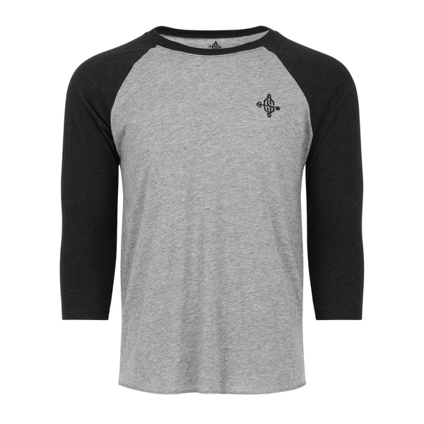 Raglan (Dk Heather/Black)